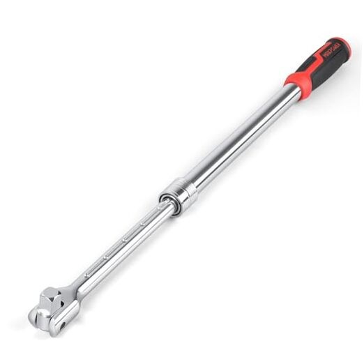 Breaker Bar, 1/2-Inch Drive Extendable Breaker Bar Flex Extendable handle