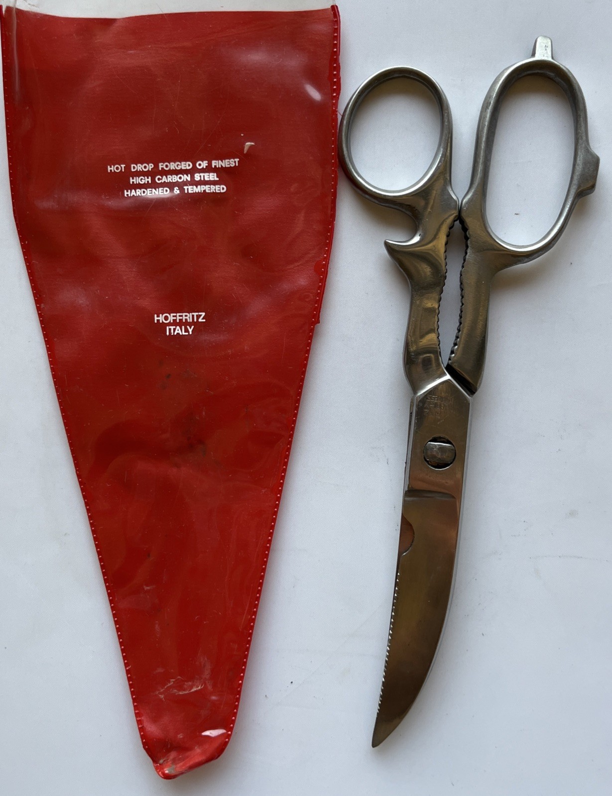 Hoffritz Vtg Kitchen Utility Poultry Shears Scissors 11BB Take Apart Italy