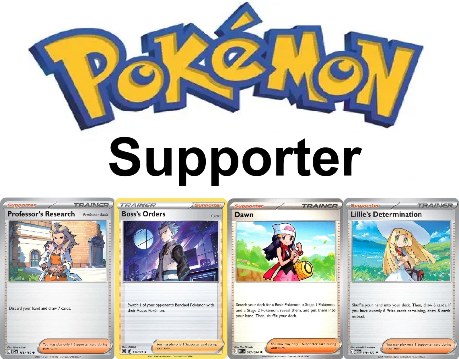 Pokémon TCG - Supporter - Choose Your Trainer NM