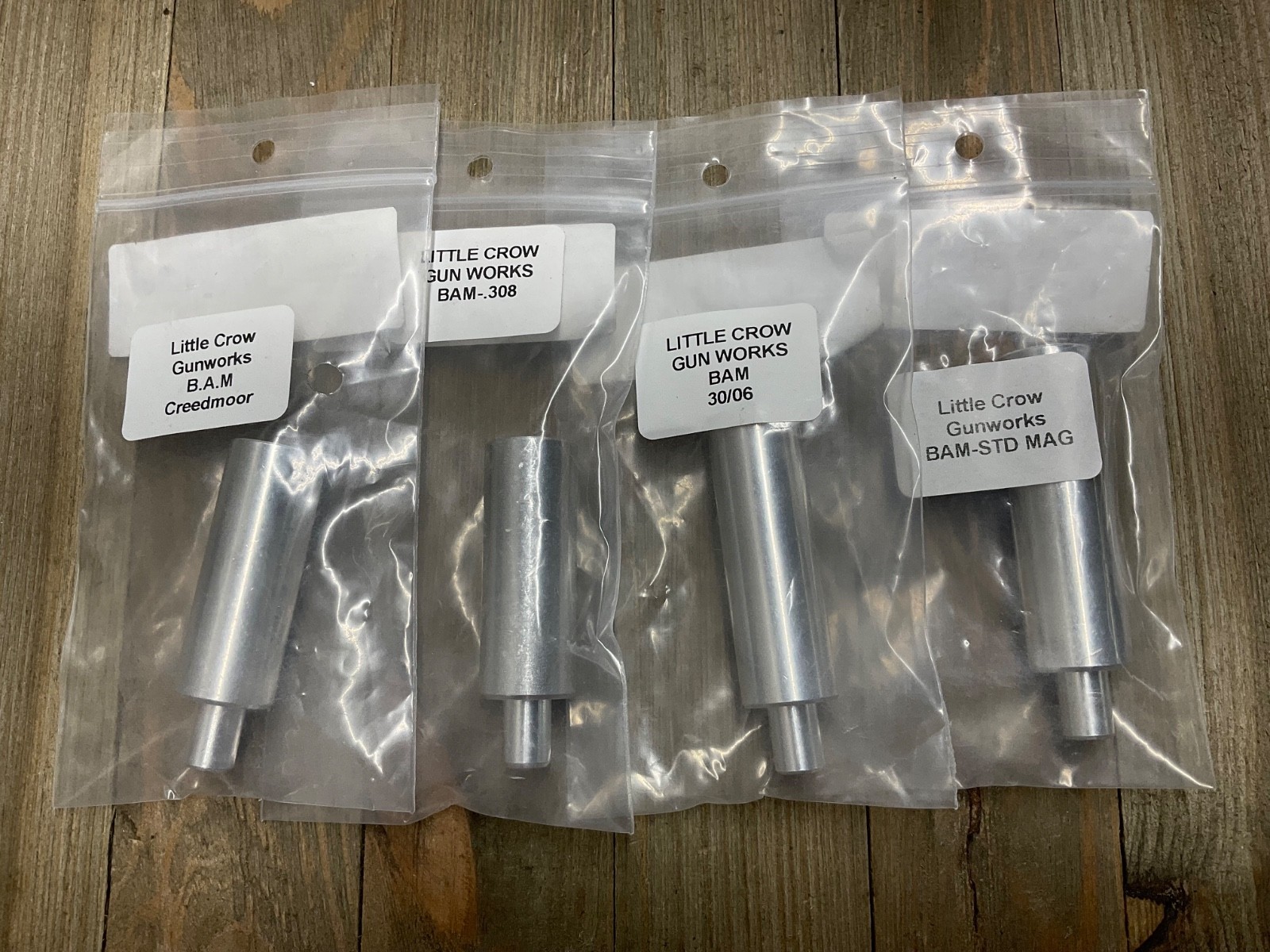 4x Little Crow Gunworks B.A.M. Brass Annealing Mandrel Creedmoor 308 30-06 & Mag