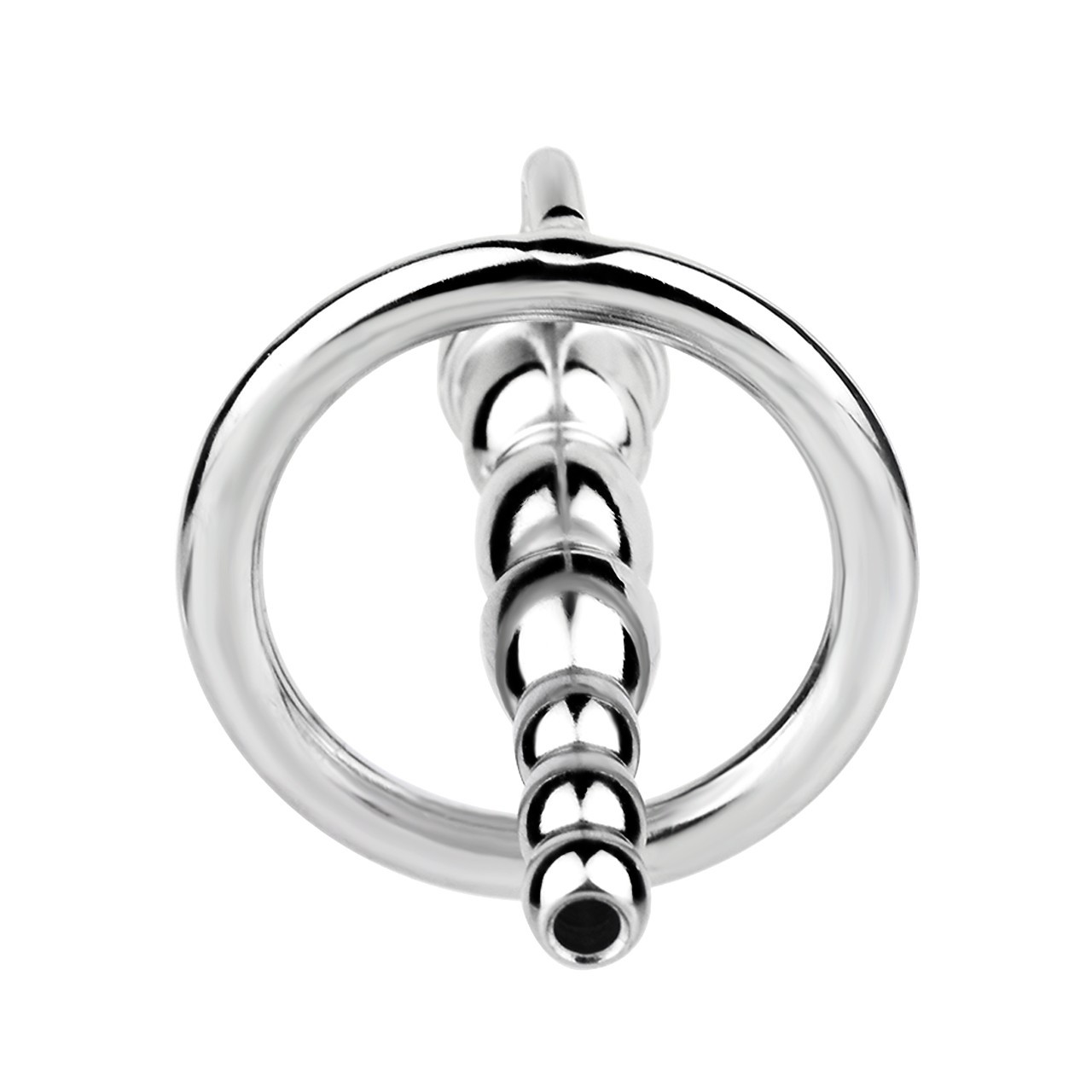 Male Chastity Devices with Stainless Steel Ring and Plug Men BDSM Restraints