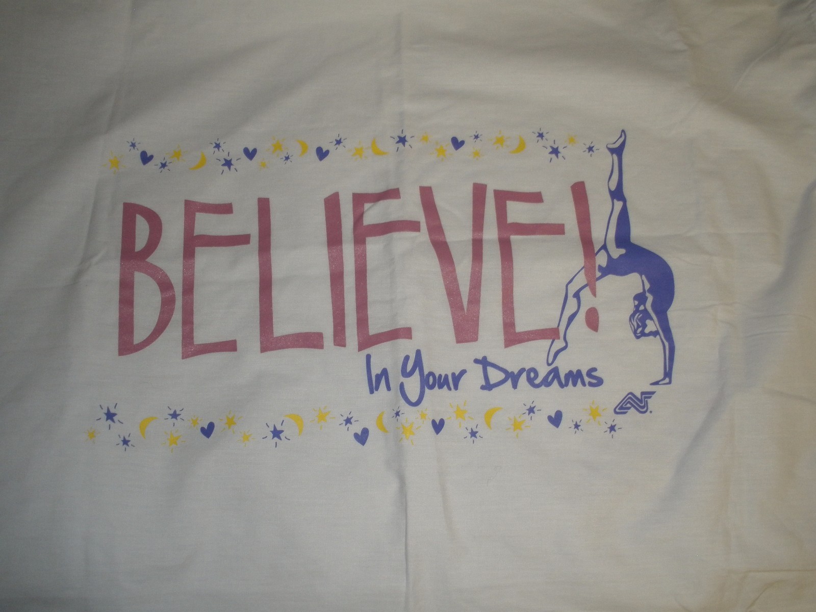 Believe in Your Dreams pillowcase Dan River standard size