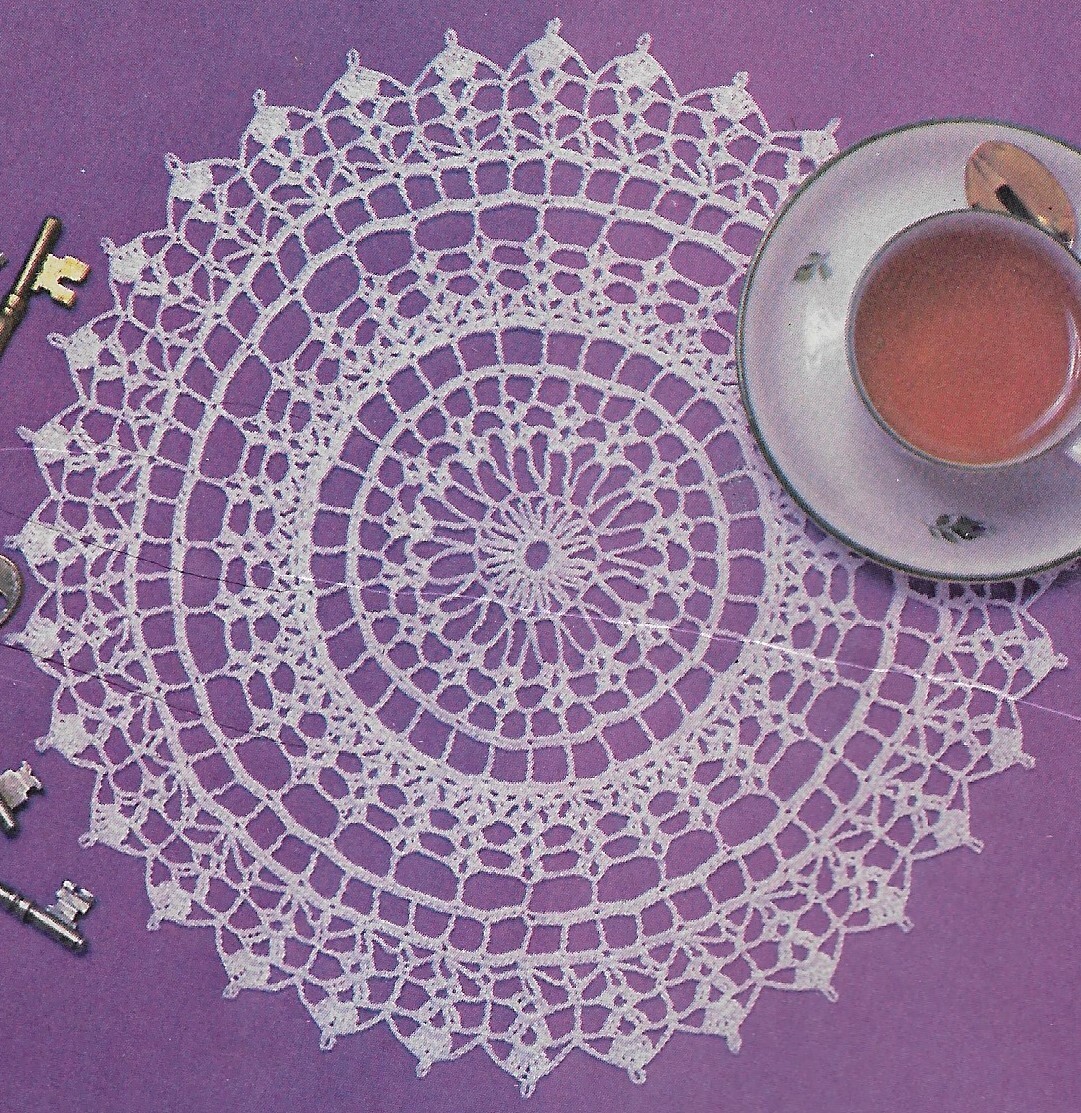 Iona's Doily crochet pattern instructions