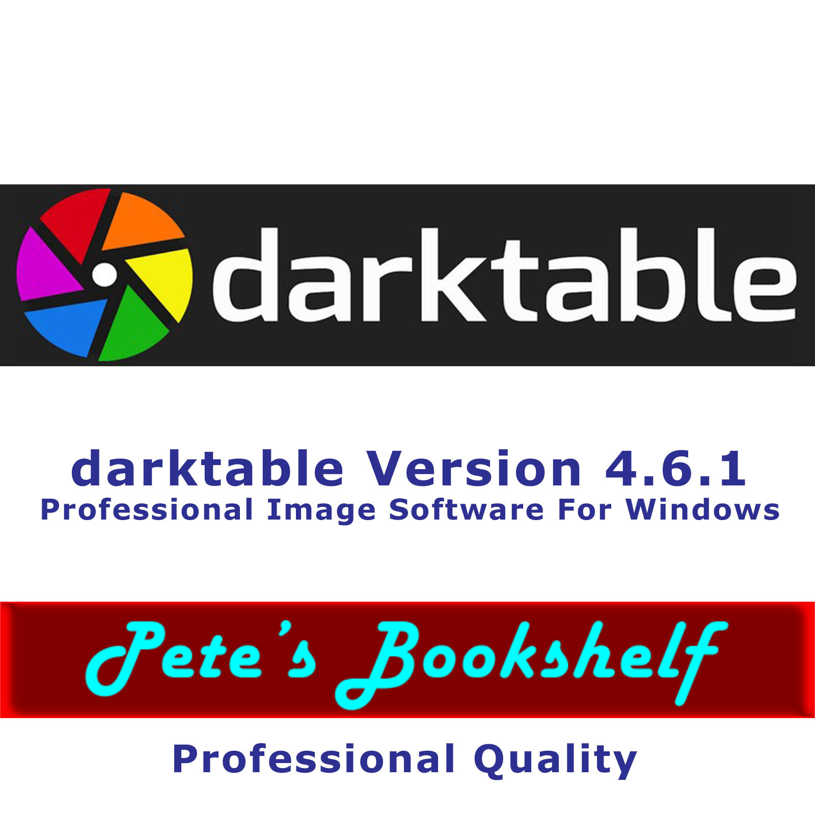 darktable 4.6.1 Professional Image Software on USB Flash Drive