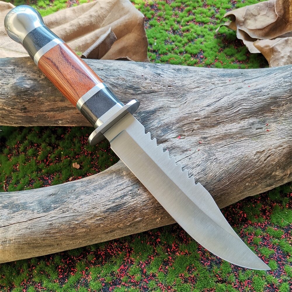 Tactical outdoor survival camping hunting fixed knife, multi-purpose paring tool