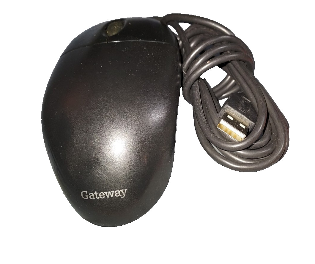 LOGITECH, GATEWAY, M/N:M-UV69a, USB, BLACK, LABEL IS GATEWAY MINT TESTED!
