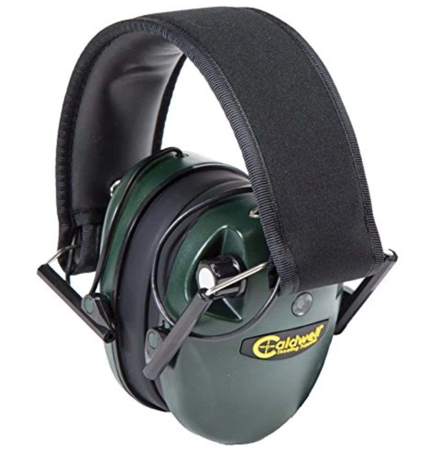 Caldwell E-MAX Low Profile Electronic Hearing Protection Green and Black, 487557