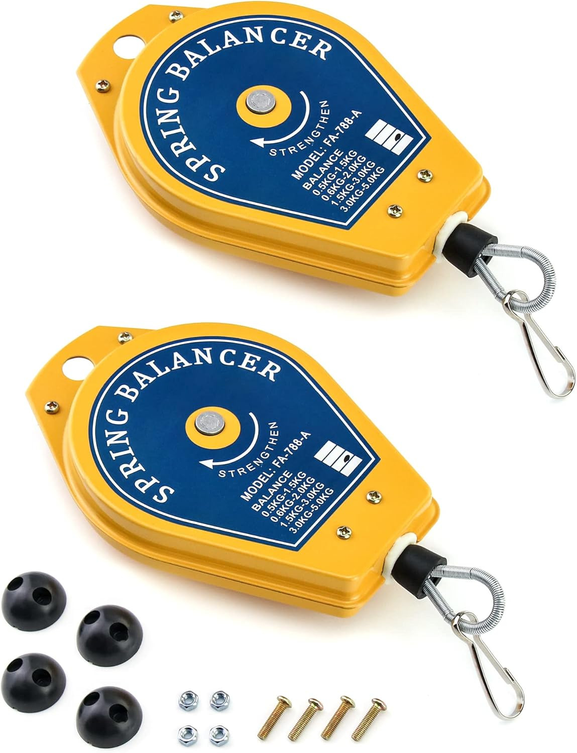 2 Pack Spring Balancer 3.3-6.6 lbs Retractable Tool Holder for Assembly Line Use