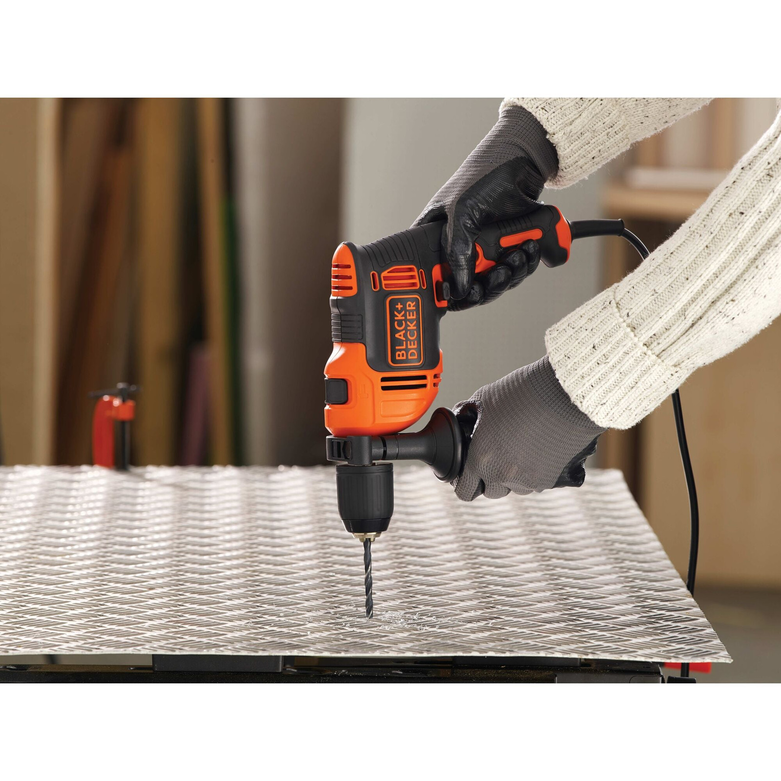 BLACK+DECKER 6.5 Amp 1/2 in. Hammer Drill - BEHD201