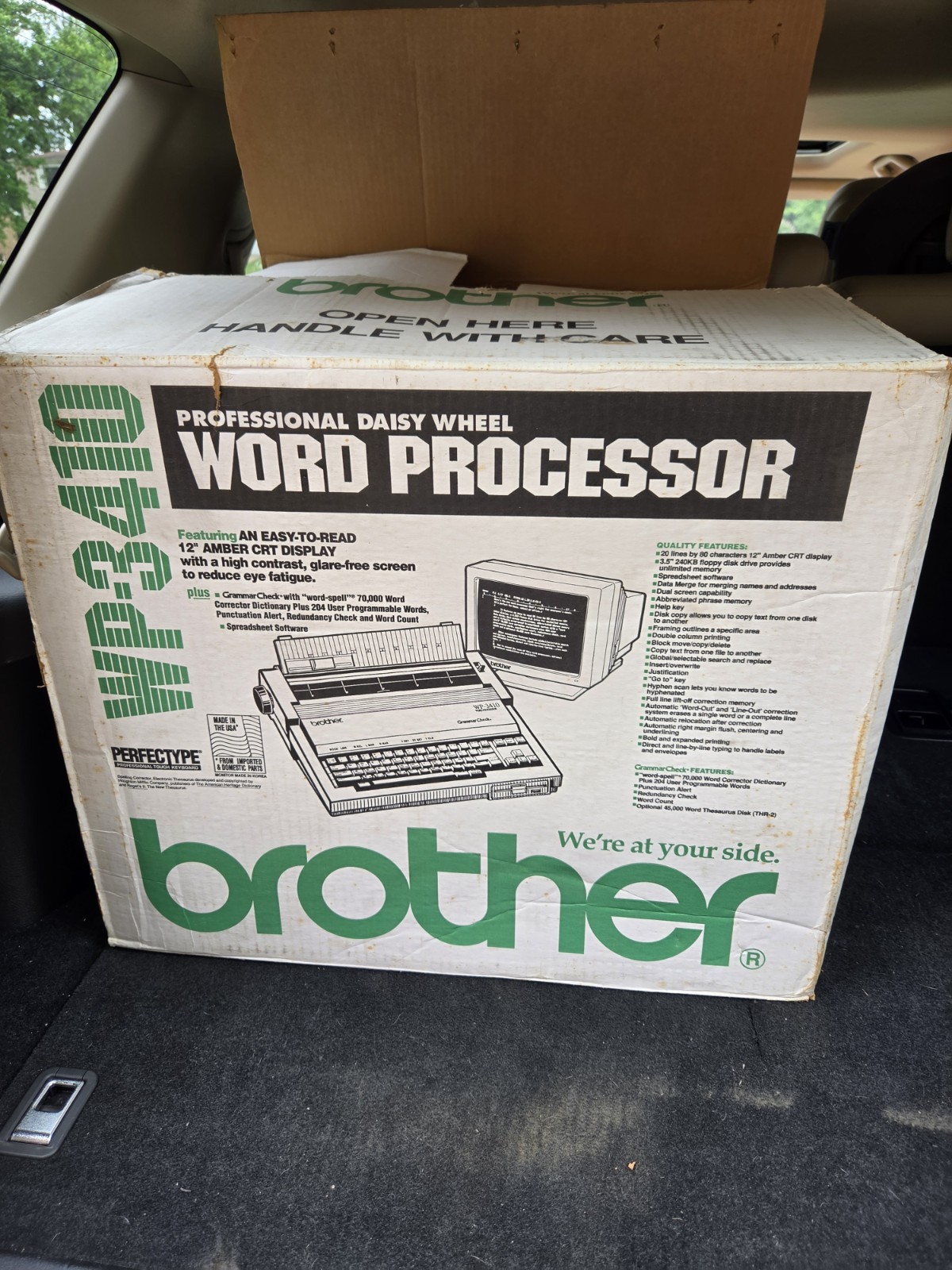 Vintage Brother Word Processor WP-3410  Open Box Appears Unused