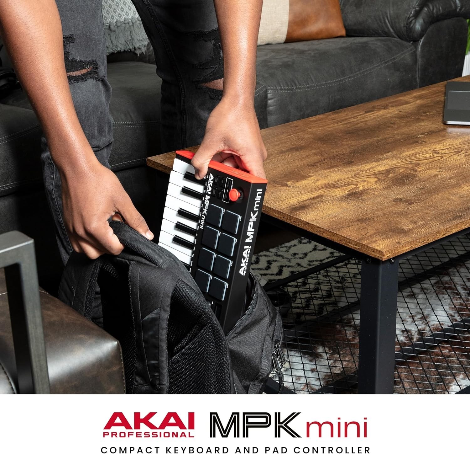 Versatile USB MIDI Controller with 8 Backlit Pads & Native Instruments Bundle