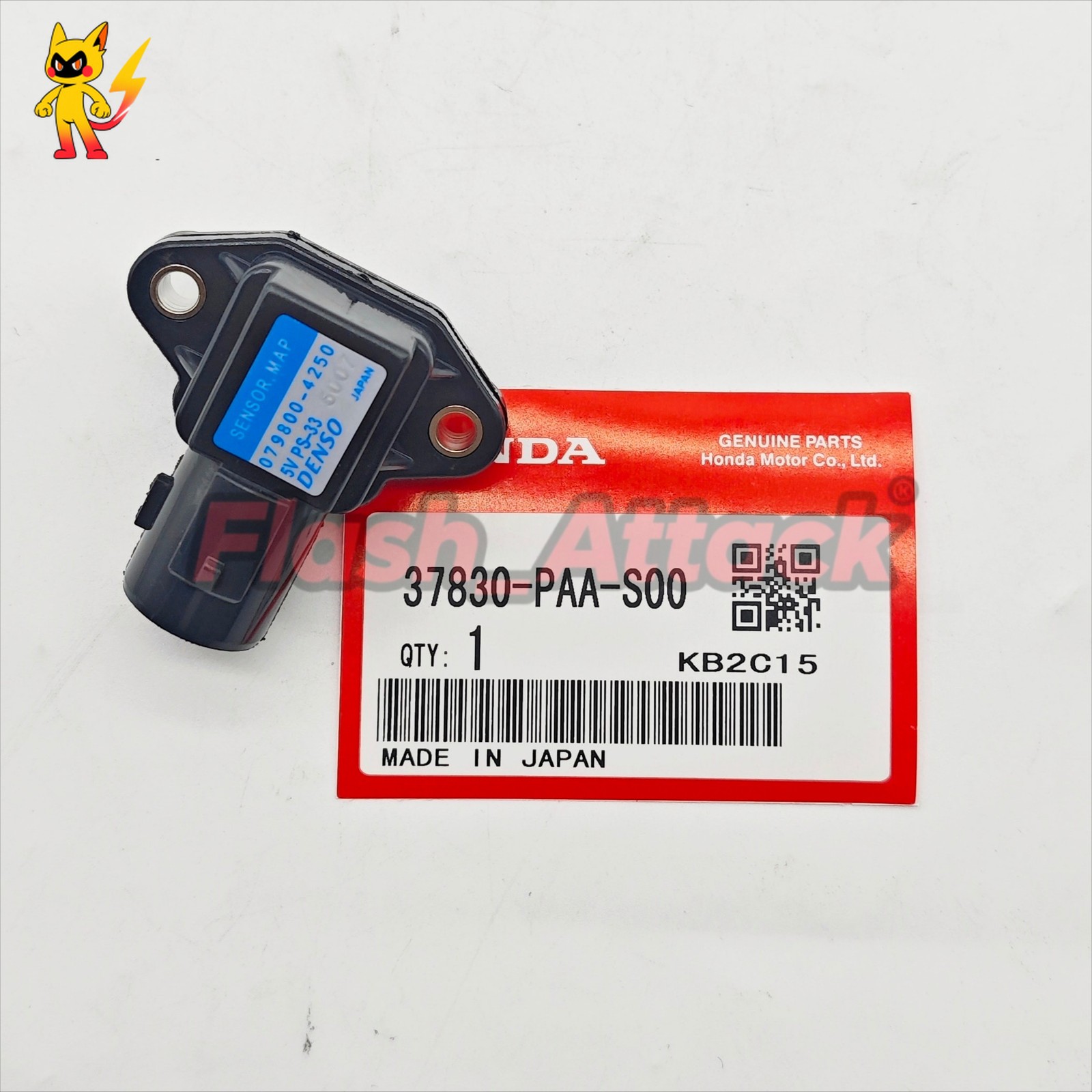 OEM MAP Manifold Pressure Sensor 37830-PAA-S00 for Honda Acura Civic Accord CR-V