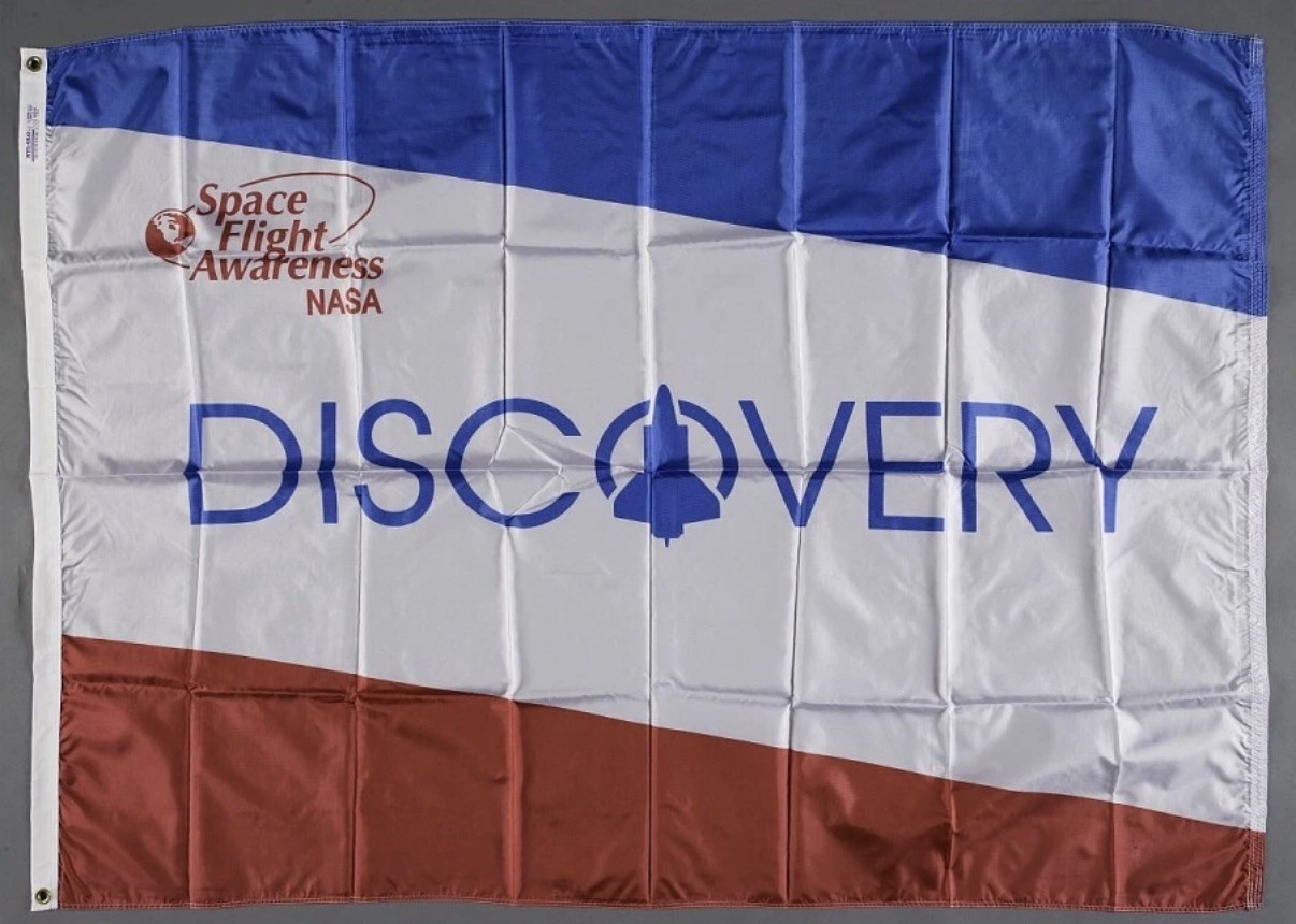 NASA Space Shuttle Discovery 4x6 Nylon Flag Rare Collectible Authentic Official