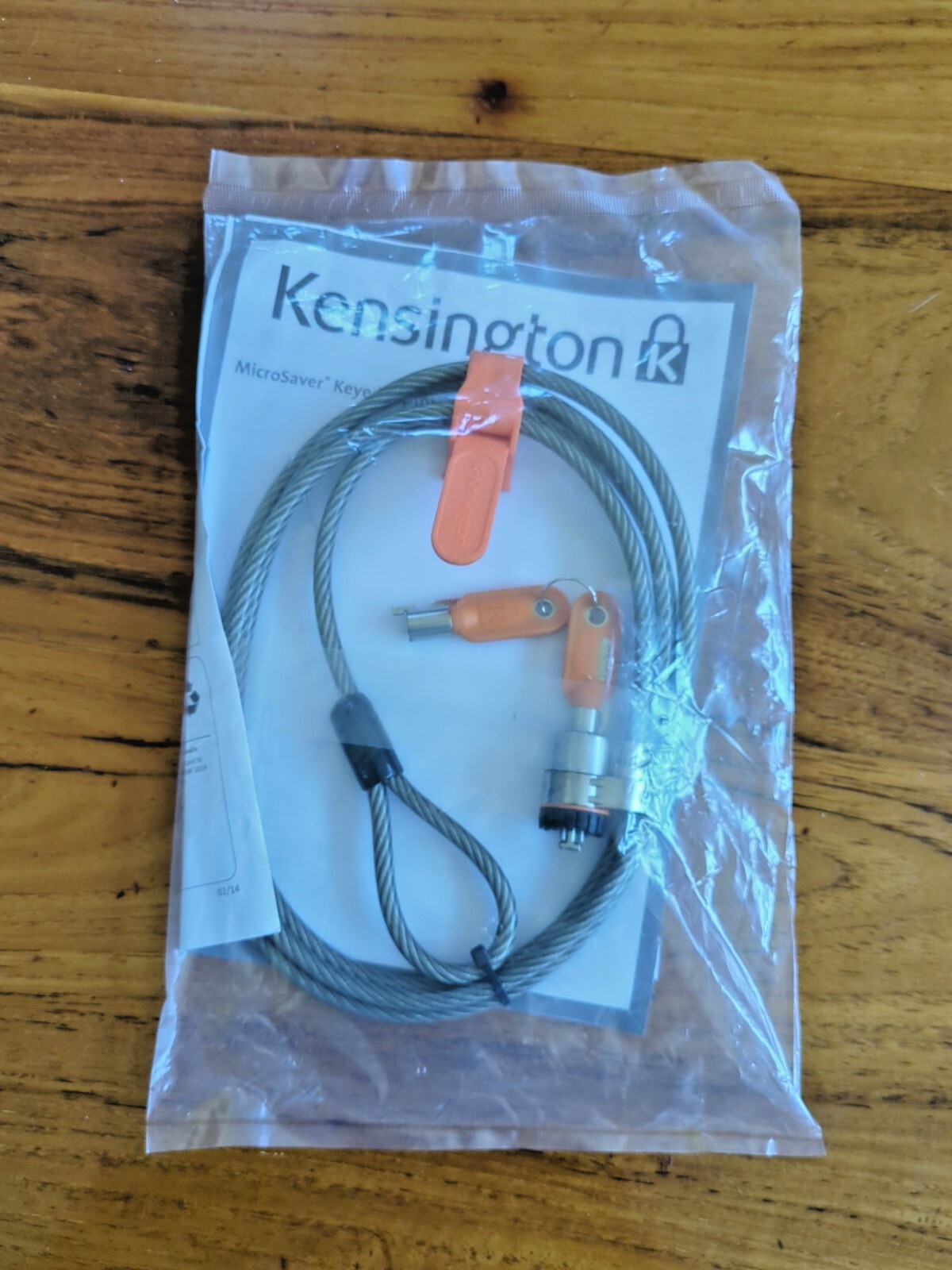 Kensington Microsaver Keyed Laptop Lock New sealed 085896640684