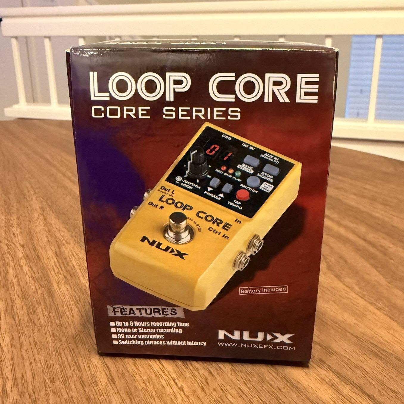 NUX Loop Core Digital Looper Pedal for Electric & Acoustic Guitar - Brand New