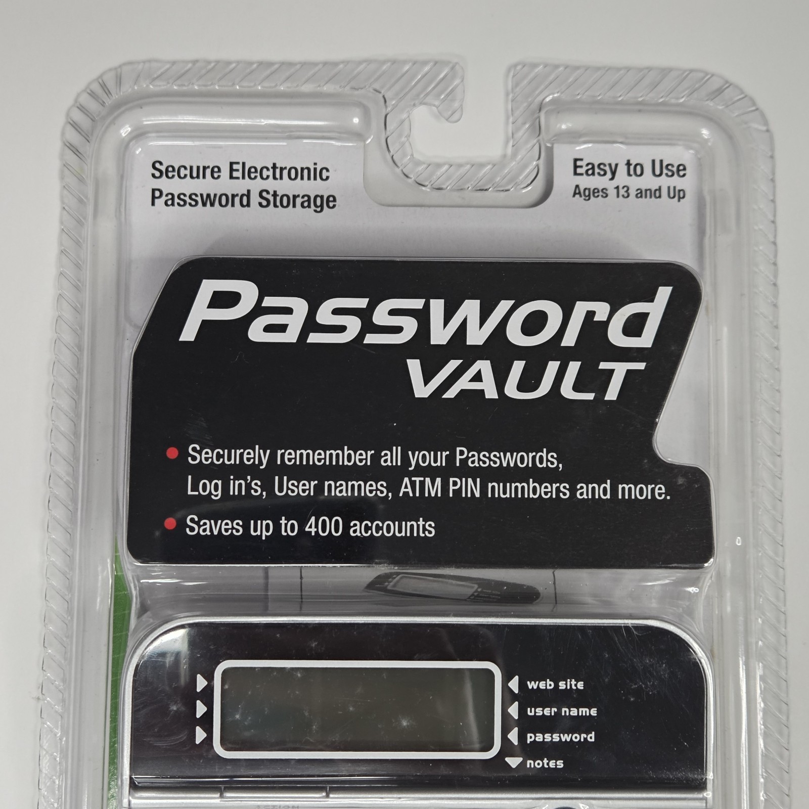 Password Vault 580 Secure Electronic Password Storage RecZone - New Sealed