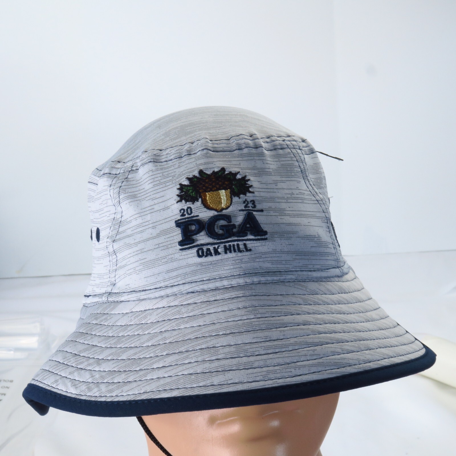 2023 PGA Championship Oak Hill Country Golf Club Rochester Blue Gray Bucket Hat