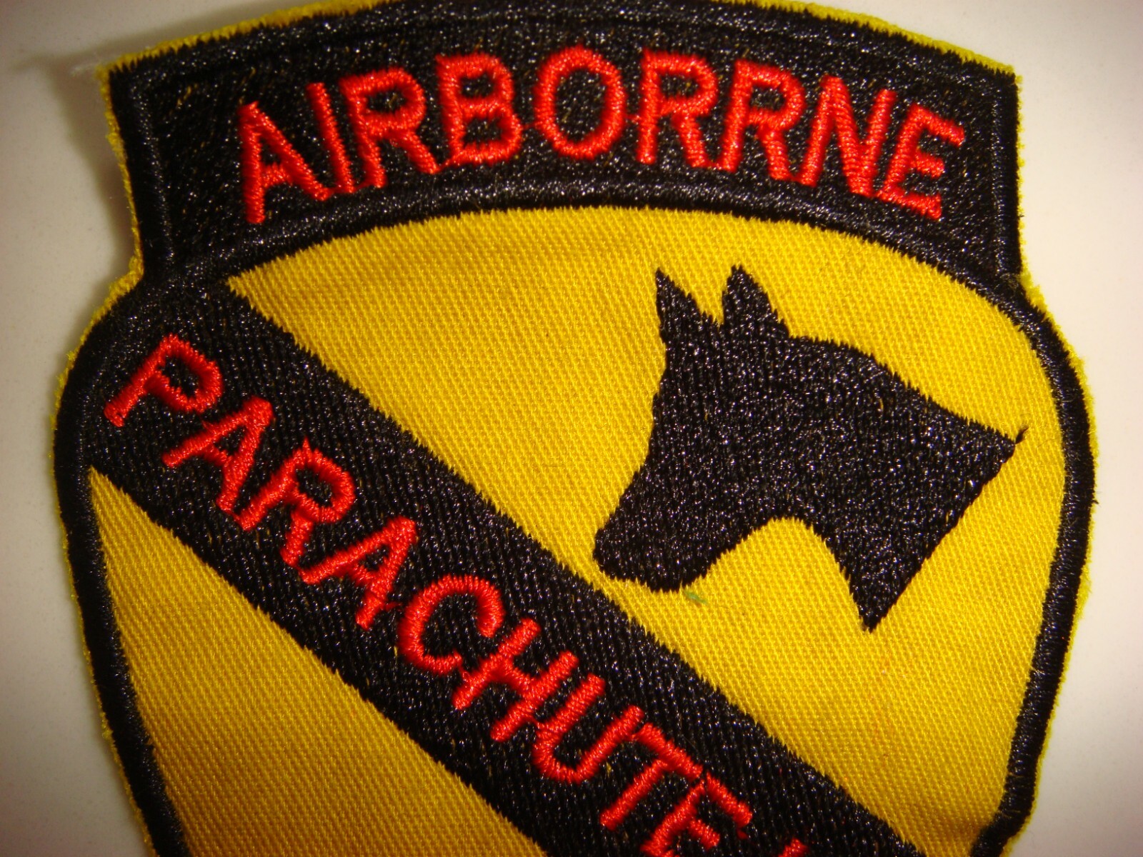 US AIRBORNE PARACHUTE INFANTRY - 1st CAVALRY DIVISION, VIETNAM WAR PATCH