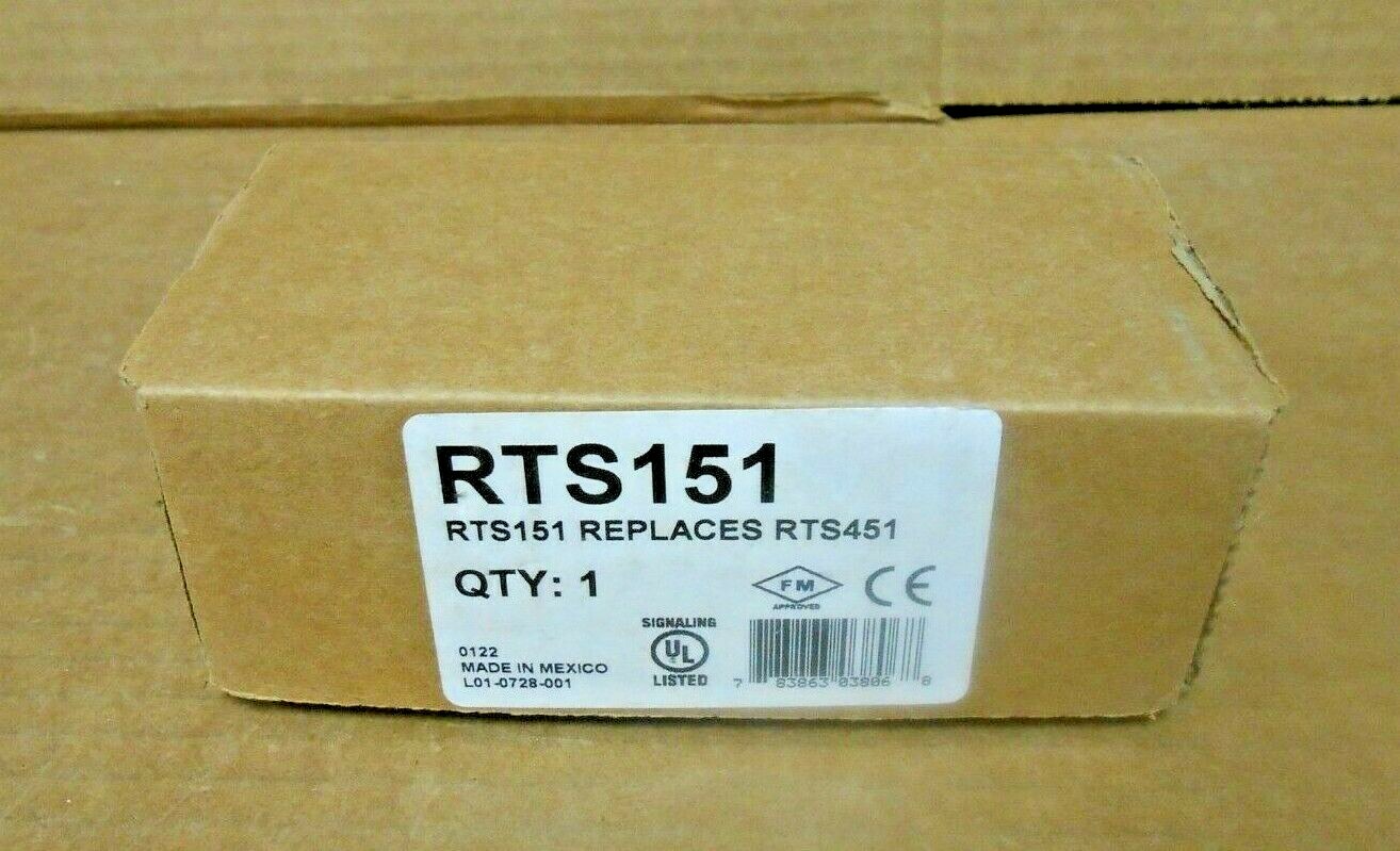 1 NIB SYSTEM SENSOR RTS151 REMOTE TEST STATION REPLACES RTS451 (2 AVAILABLE)