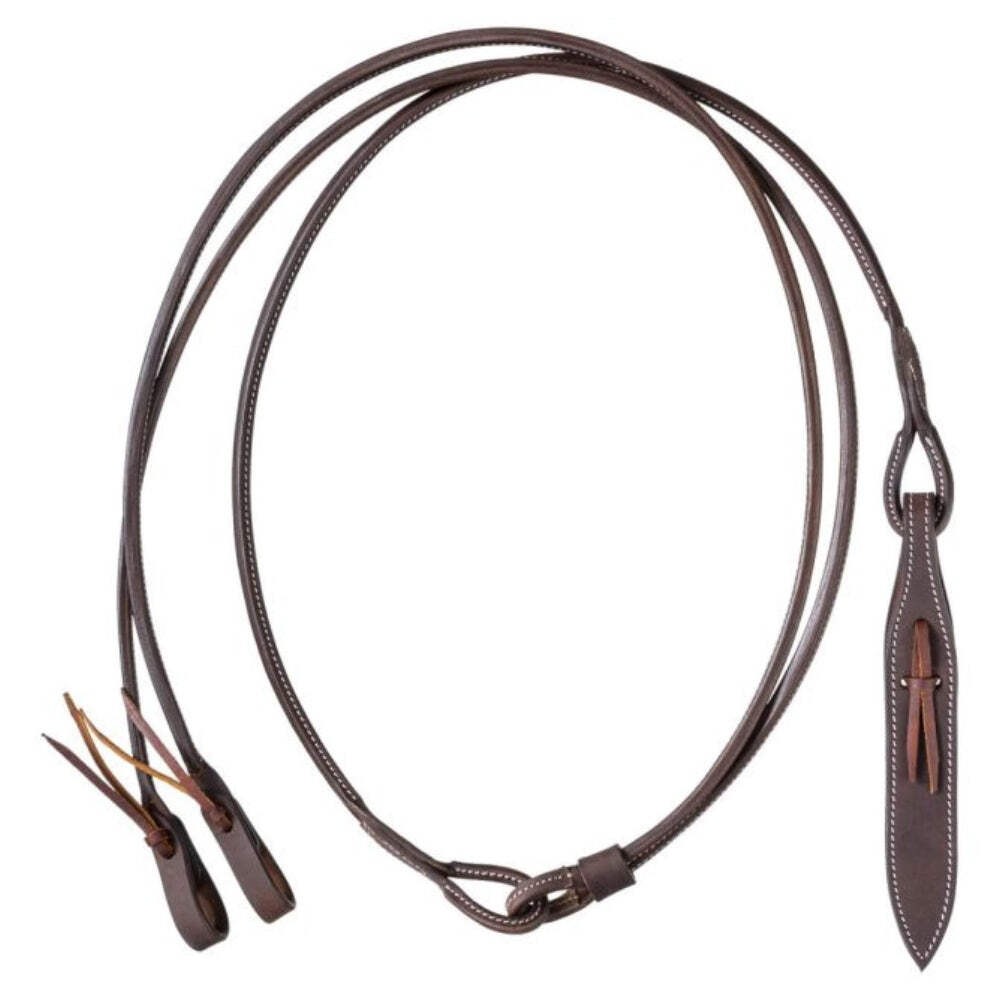 40-990 Royal King Premium Leather 53" Romal Rein - Heavy Oil NEW