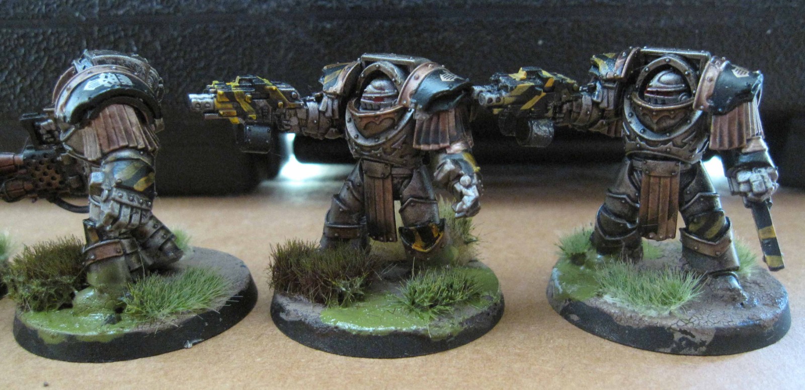 30K Horus Heresy Iron Warriors Cataphractii Terminators plastic painted