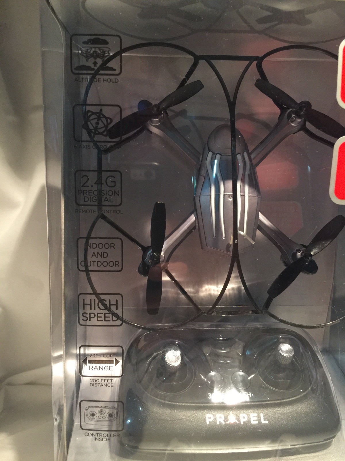 New Propel Spyder-X High Performance Stunt Drone - Titanium