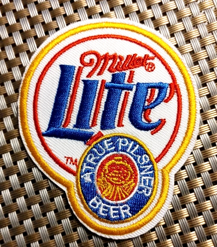 Miller Lite Embroidered Patch Iron-On Sew-On US ship Beer Molson Coors Lite