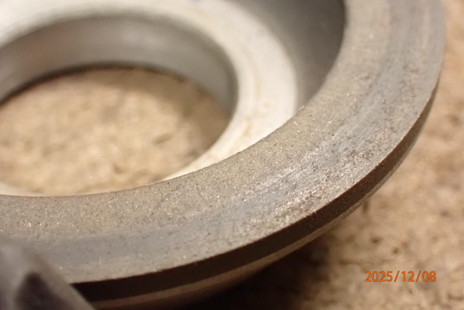 OLDER SMALL CUP GRINDING DIAMOND WHEEL FOR SURFACE TOOL CUTTER GRINDER