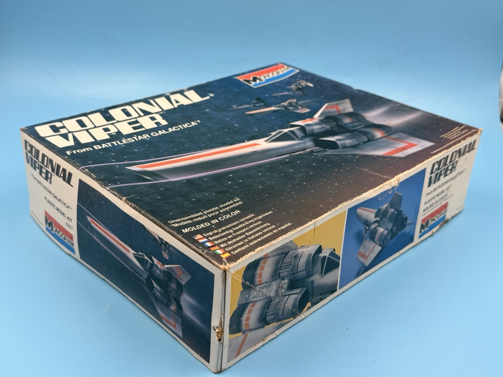 MONOGRAM BATTLESTAR GALACTICA COLONIAL VIPER MODEL KIT BOXED 1978 6027