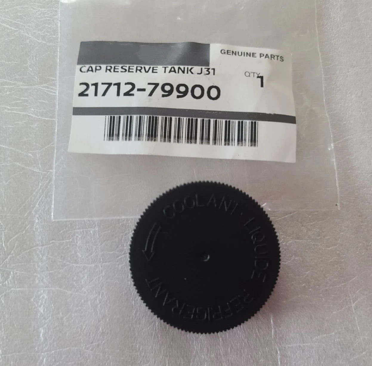 Coolant Overflow Reservoir Cap Tank Black Fit For Nissan Infiniti 21712-79900