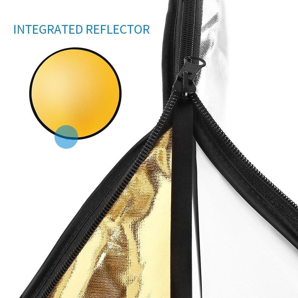 Photography Studio Continuous Lighting 5 Umbrellas Stand Set w/Reflector Panel