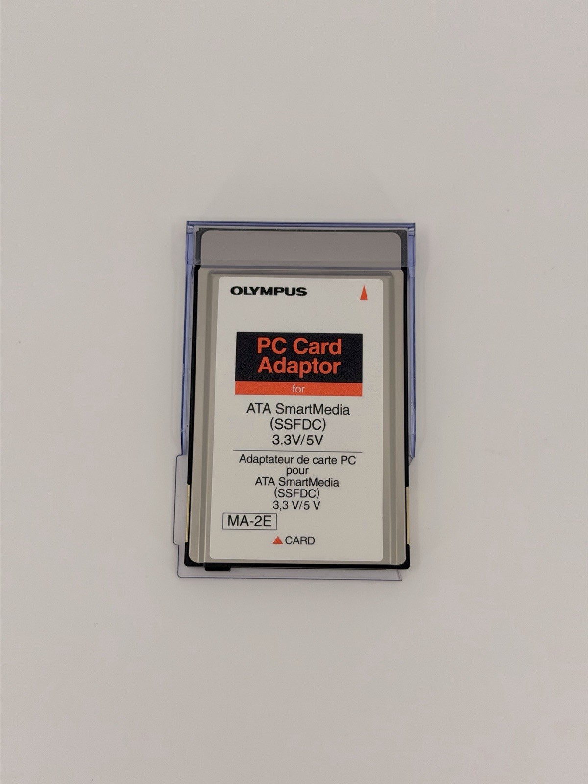 Olympus MA-2E PC Card Adapter ATA SmartMedia SSFDC 3.3V 5V Made In Japan