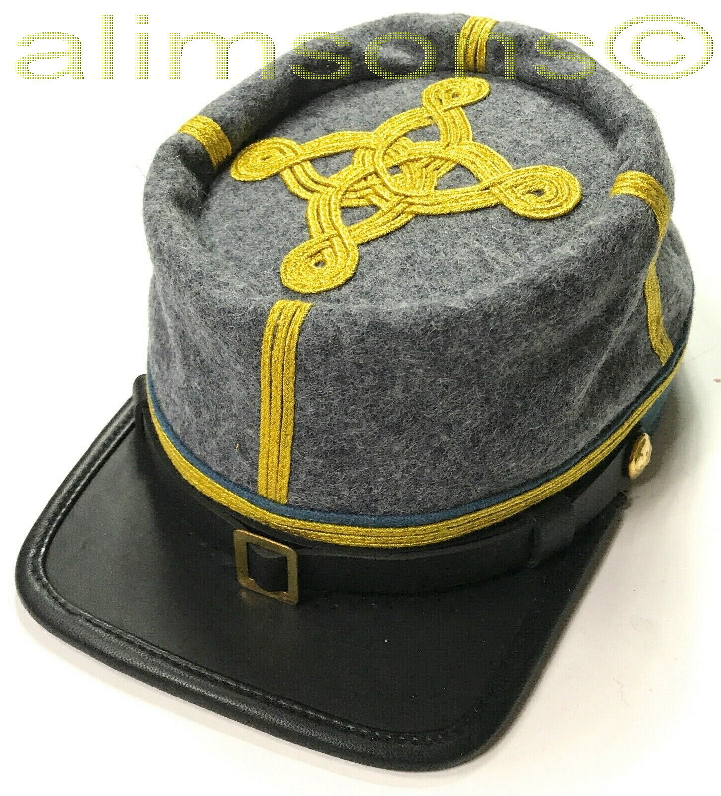 CIVIL WAR CONFEDERATE CSA COLONEL MAJOR INFANTRY OFFICER KEPI FORAGE-ALL SIZES!!