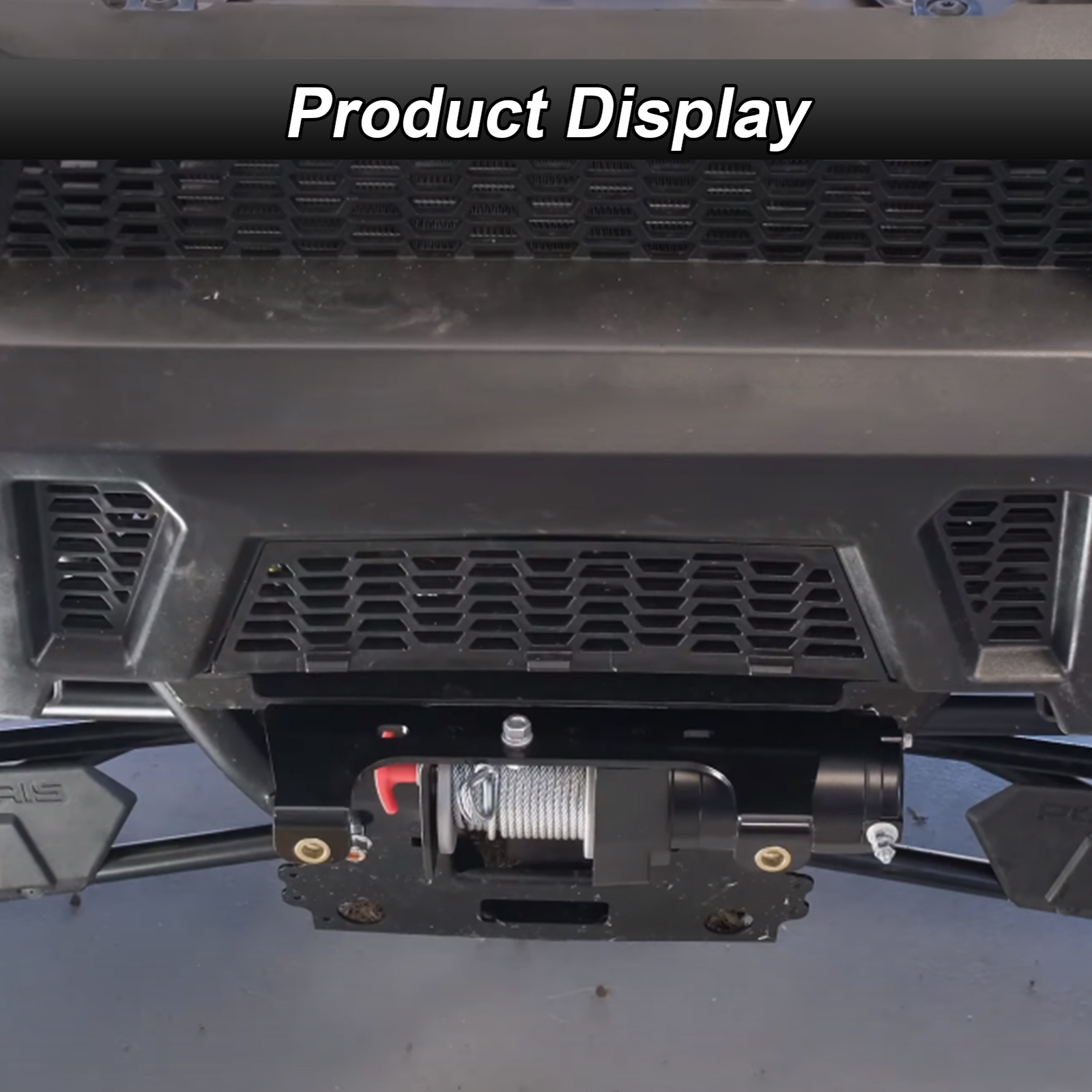 UTV Winch Mounting Bracket For Polaris Range 570/900/1000/XP Fullsize