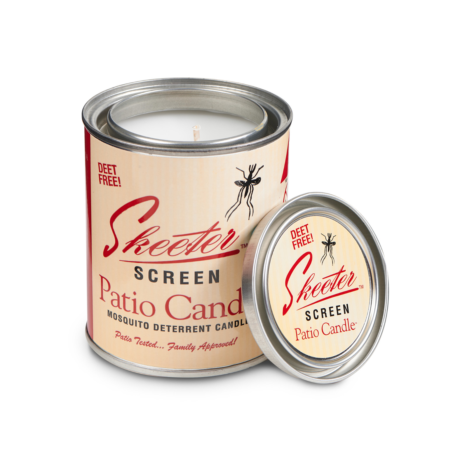 Skeeter Screen 90400 80 hour Patio Candle -6 Pack