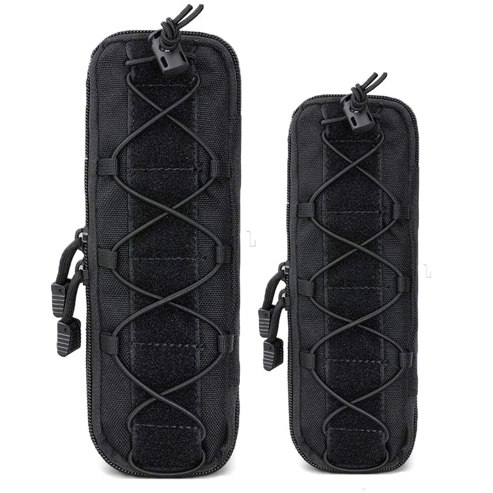 Tactical Military Molle Pouch Knife Sheath Waist Pack EDC Tool Flashlight Holder