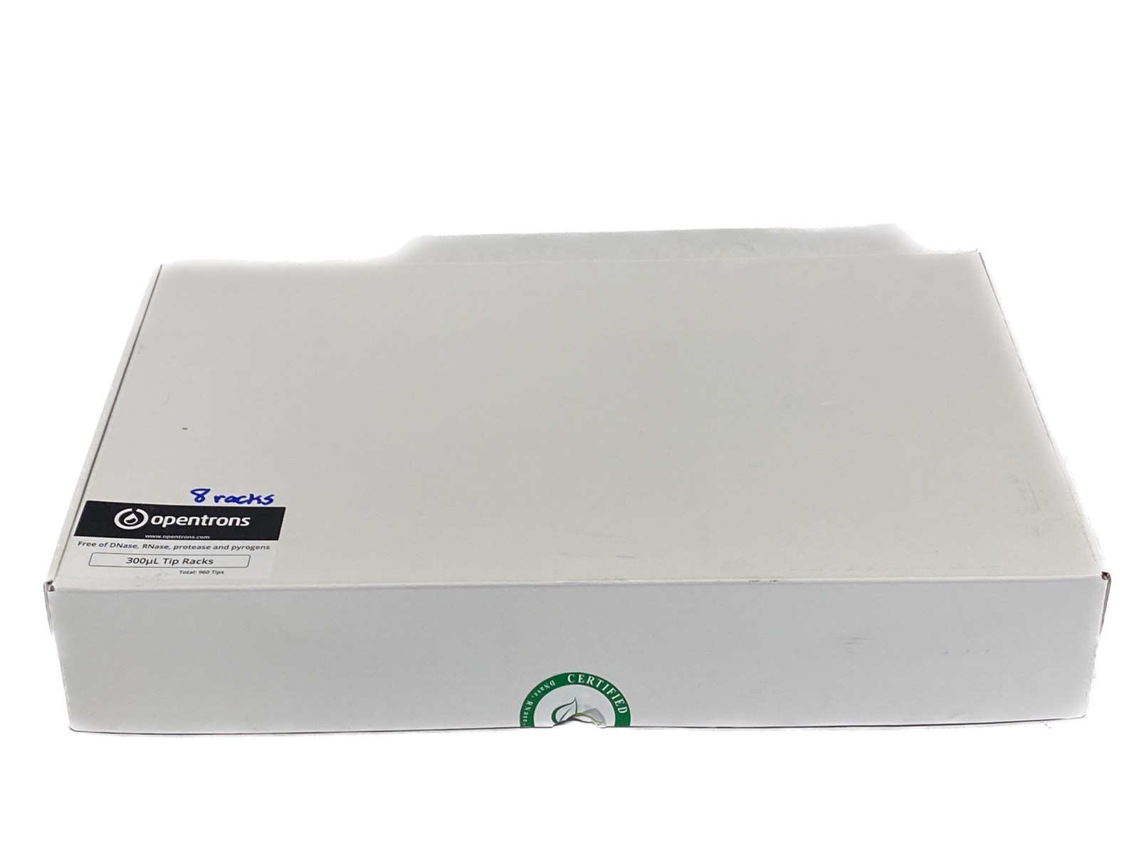 (768) OPENTRONS OT-2 300uL Polypropylene Pipet Tips 8x96 Racked 999-00009