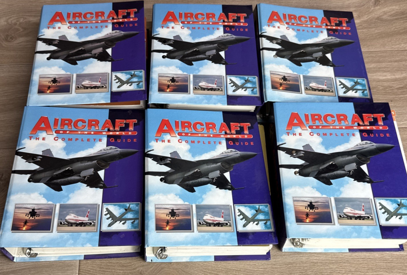 Lot of 6 AIRCRAFT OF THE WORLD THE COMPLETE GUIDE 6 Volumes