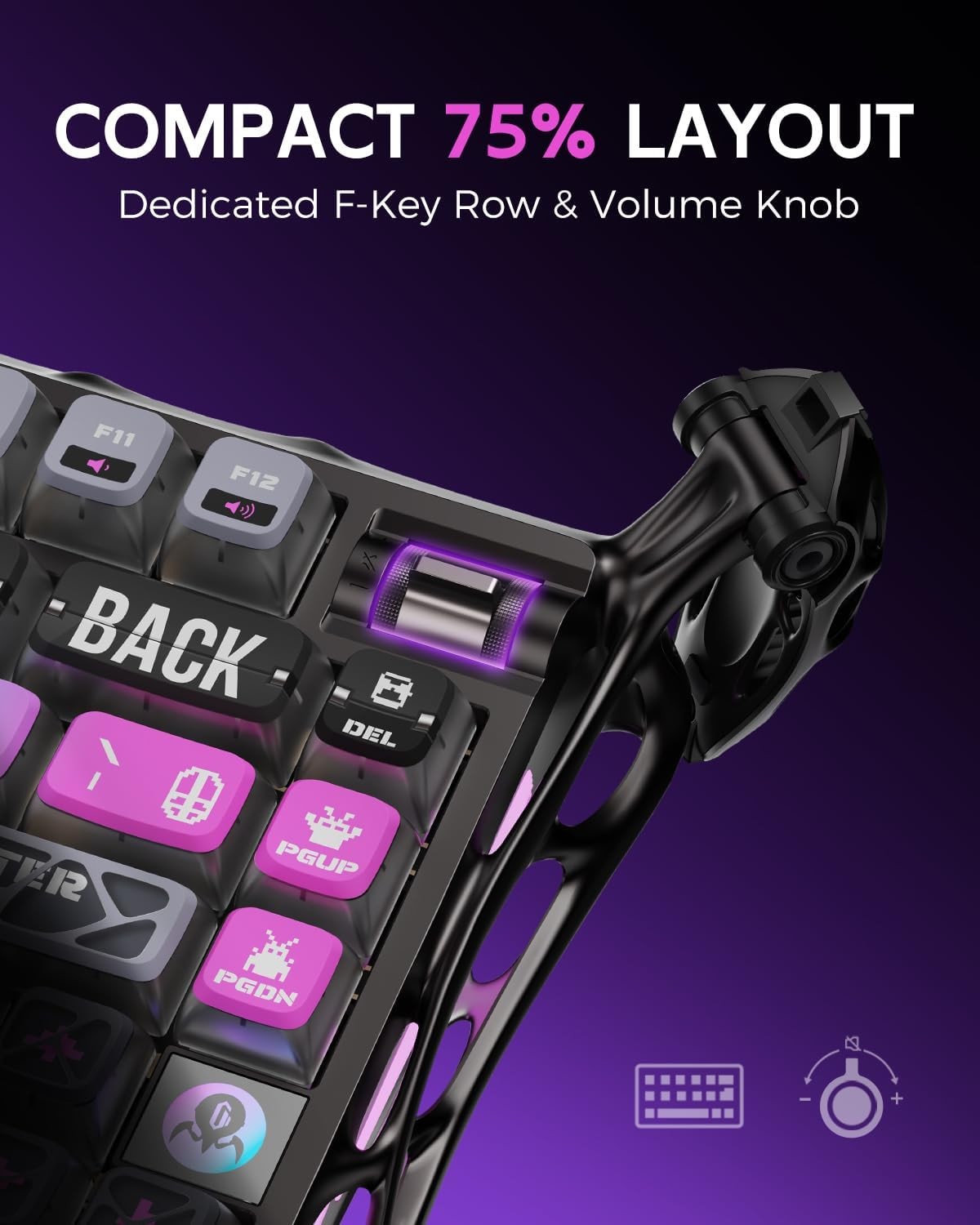 Mercury K1 Pro 75% Wireless Mechanical Keyboard