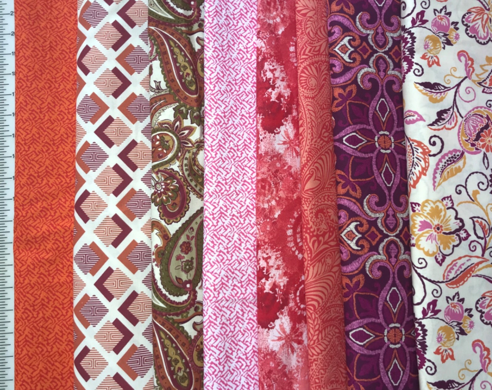 Keepsake Fabrics QUILT FABRIC - 8 pcs - 15 3/8+ yds