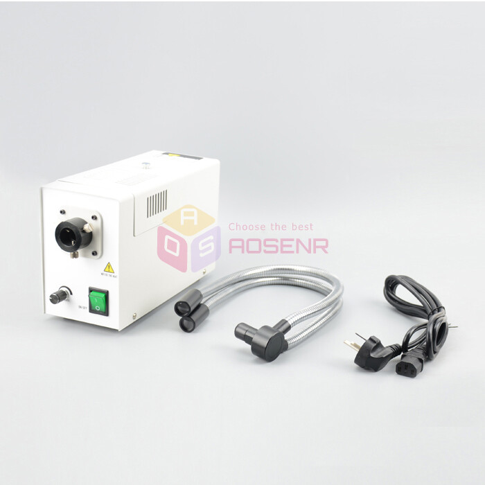 XD-301 150W Dual Metal Pipe Fiber Optic Halogen Cold Light Source Illuminator