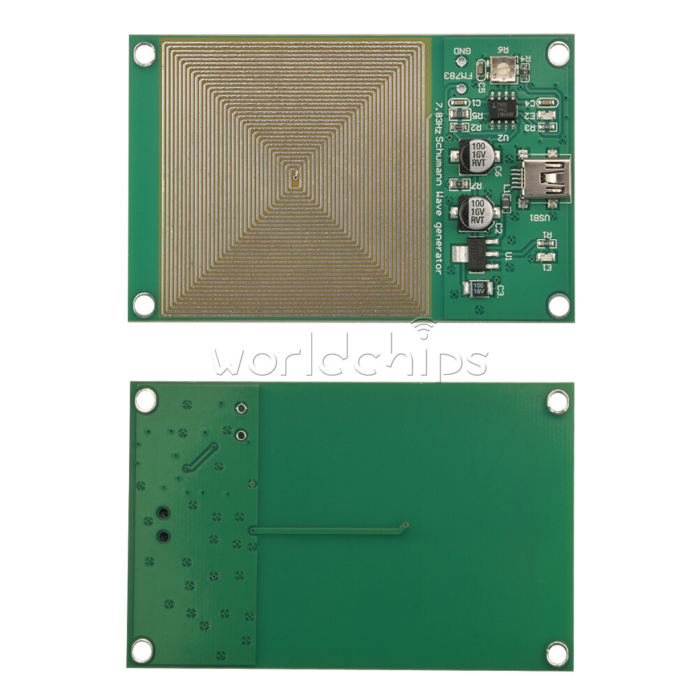 5V 0.1A 7.83Hz FM783 Ultra-low Frequency Pulse Schumann Wave Generator Board