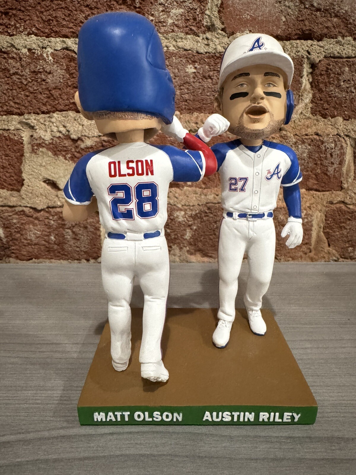 Austin Riley & Matt Olson Atlanta Braves A-List Bobblehead