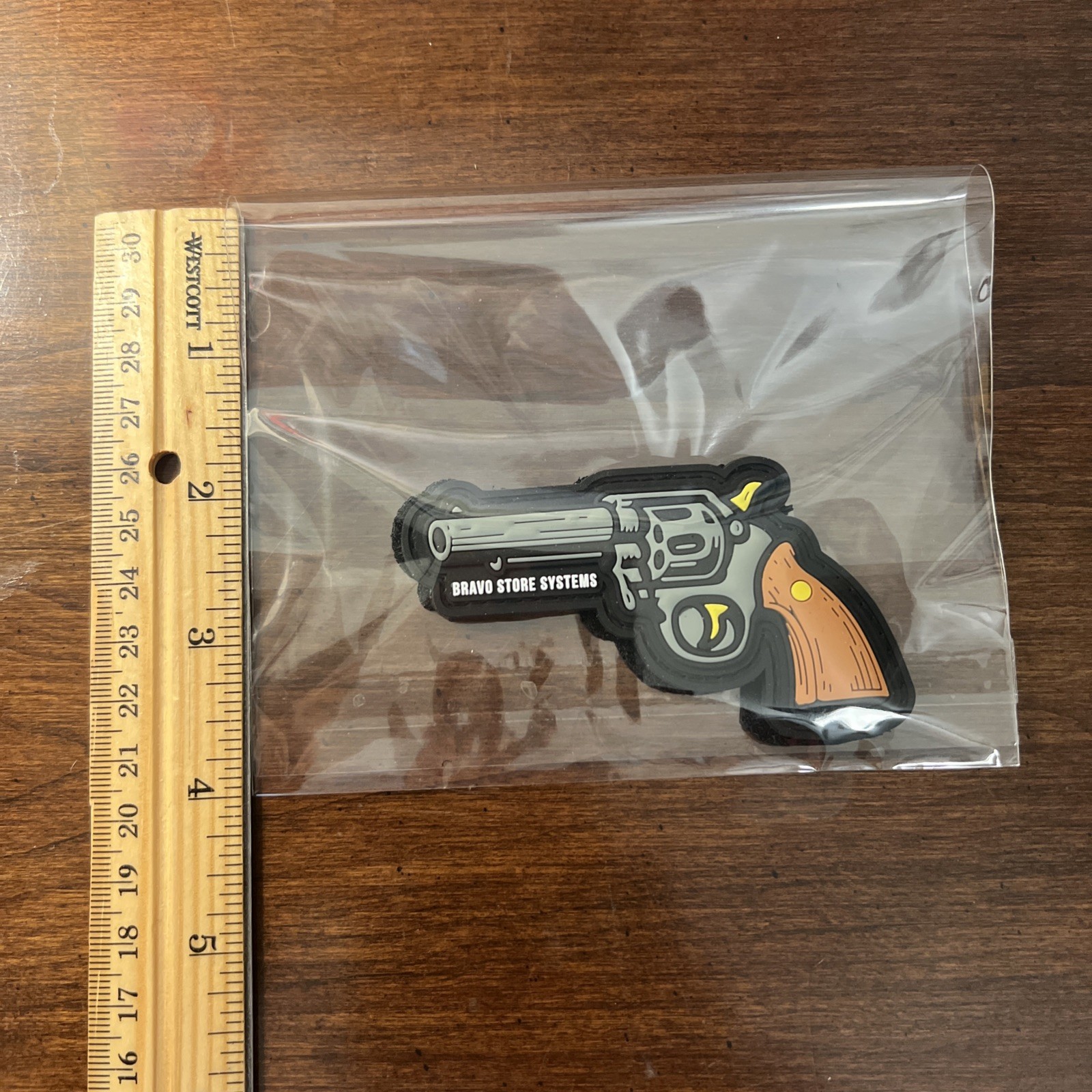 Revolver Bravo Store Systems 3.5” PVC Patch Hook Loop Shot Show 26 New