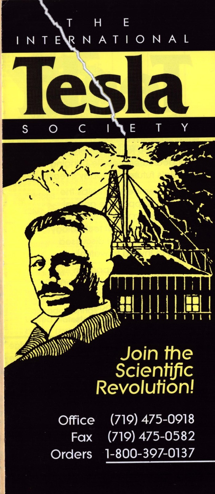 Tesla Museum of Science & Industry Colorado Springs Brochure c1990s