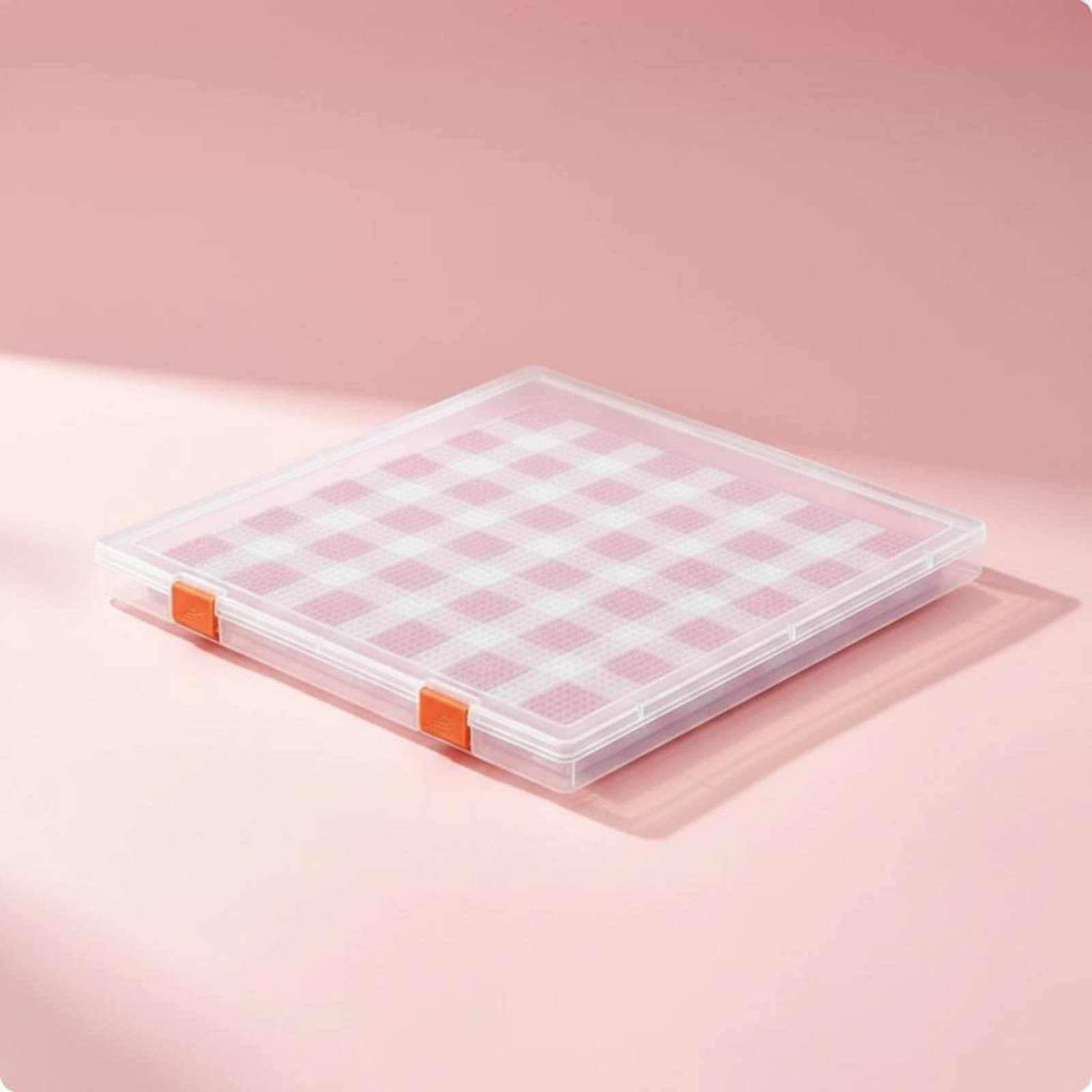 Bead Board Box Dustproof Hinged Lid Container Lightweight