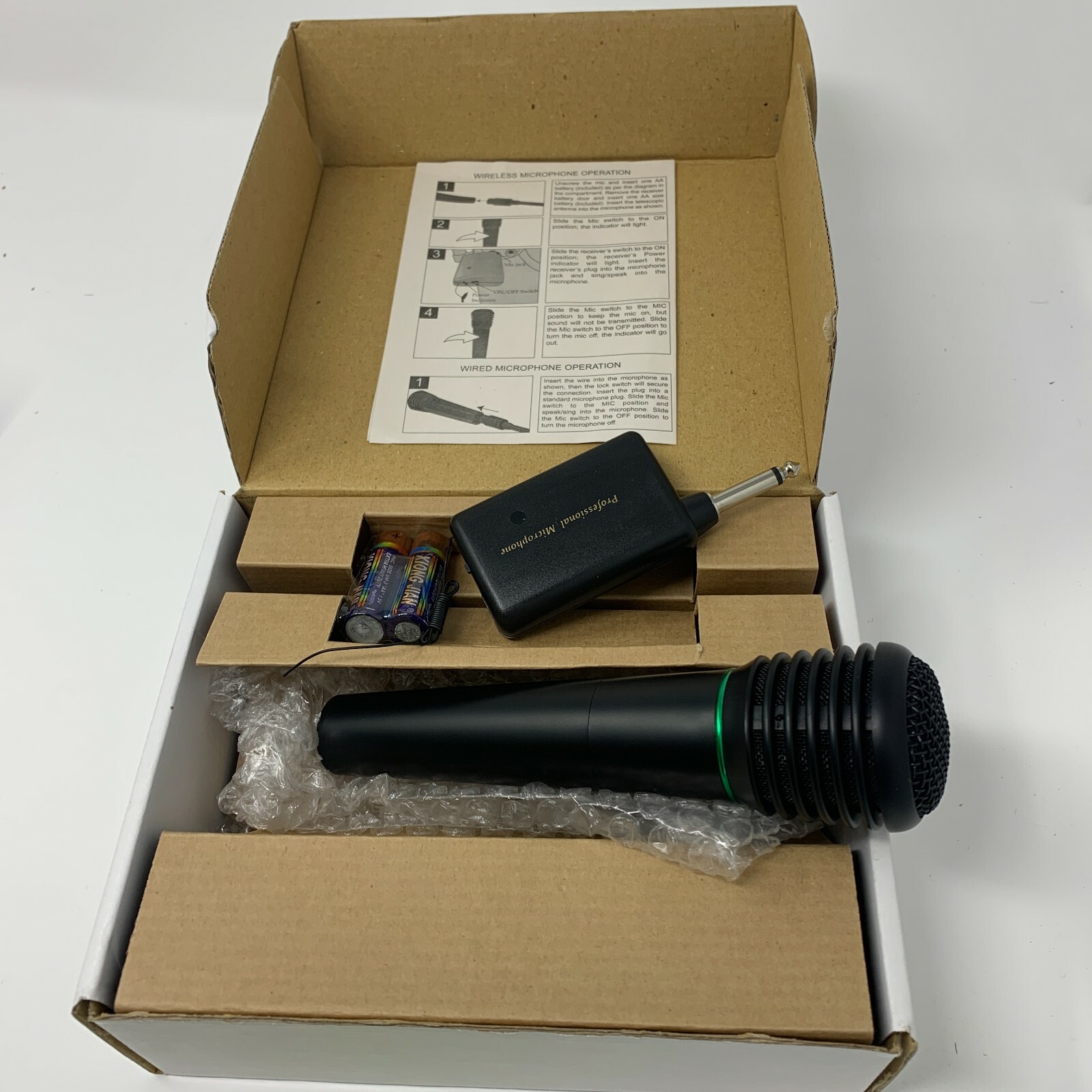 NEW Craig CA1004 Wired or Wireless Microphone  SINGING KARAOKE or EVENTS