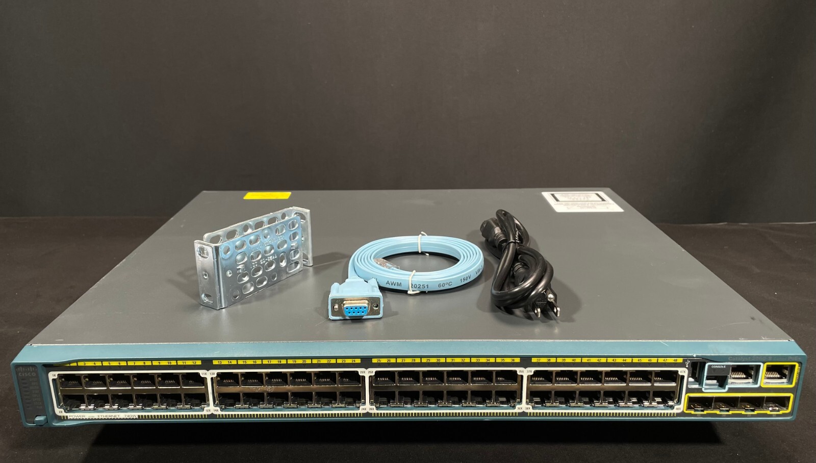 Cisco WS-C2960S-48FPS-L 48 Port PoE+ Gigabit Network Switch - Same Day Shipping