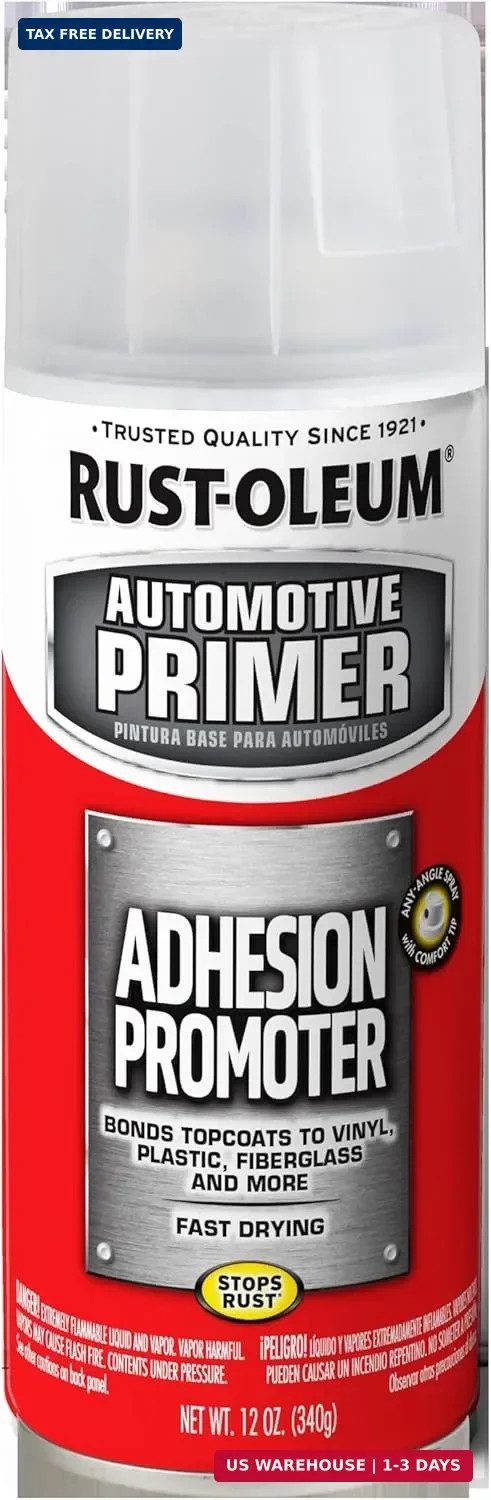 Rust-Oleum 251572 Automotive Adhesion Promoter Spray, 11 oz, Clear