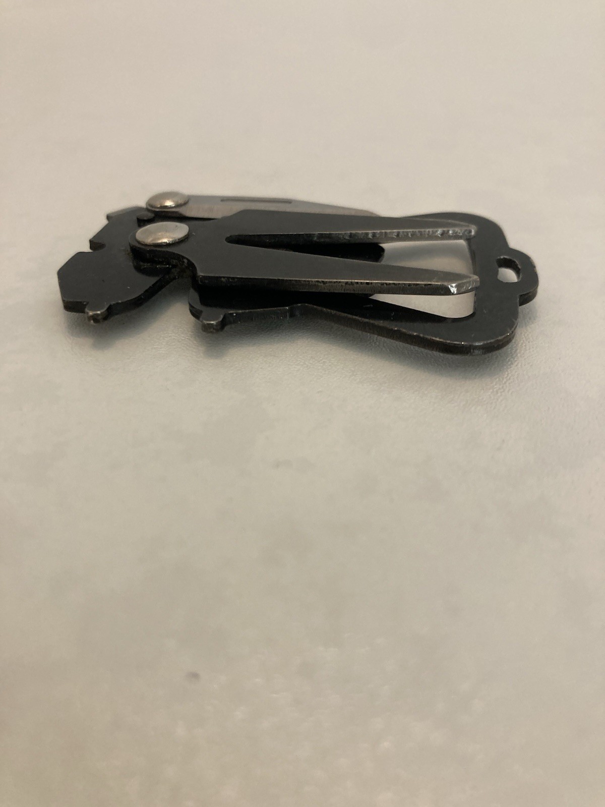 Vintage Golf Divot Multi Tool Bottle Opener Knife Folding Black